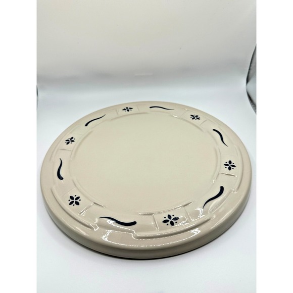 Longaberger Other - Vintage Longaberger Pottery 8.5" Trivet Plate Woven Traditions Classic Blue